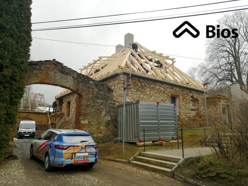 CNC krov - fara Chlístov