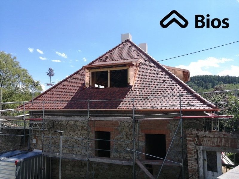 Střecha na klíč - fara Chlístov